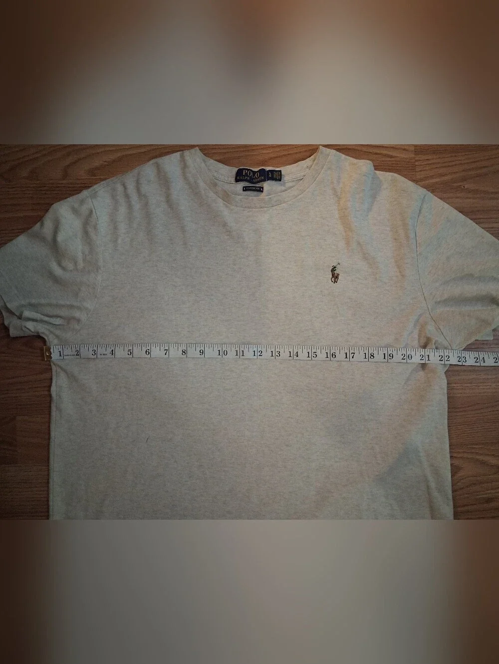 POLO RALPH LAUREN CLASSIC FIT. Mens.  Size Large.  Heather Gray.